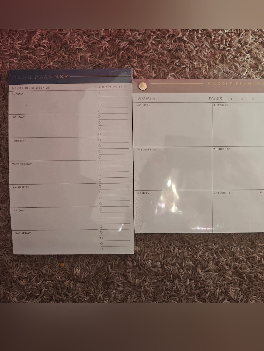 Threshold Blush Pink Desk Notepad Set